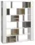 Shelf Minnea 17, Colour: White - Measurements: 206 x 168 x 41 cm (H x W x D)