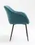 Chair Maridi 252, Colour: Turquoise - Measurements: 81 x 57 x 61 cm (H x W x D)