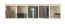 Suspended shelf Namur 12, Colour: Beige - Measurements: 30 x 125 x 30 cm (h x w x d)