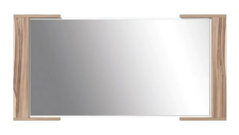Mirror "Andenne" 05, Colour: Walnut - Measurements: 57,50 x 115 x 3,50 cm (h x w x d)