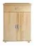 Chest of Drawers Solid Pine Wood Natural | Columba 02 | 123 x 80 x 50 cm | Modern Design | Spacious Storage