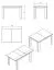 Extendable Dining Table Cubi 02 | White | ABS Edge Protection | 120 x 80 cm | Extends to 153 cm | Modern Simple Design