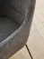 Upholstered Dining Chair Tapera 01 | Grey/Black | Chenille Fabric | 53 x 55 x 82 cm | Non-Slip Feet | Sturdy Build