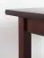 Solid Pine Table Junco 226C | Walnut Finish | 100 x 50 cm | Modern Square Design | Durable Craftsmanship