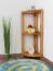 Shelf/corner shelf pine solid wood alder color Junco 62 - 40 x 30 x 86 cm (W x D x H)