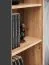 Stylish Wall Unit Kinn 03 | Anthracite & Oak Artisan | 145 x 240 x 40 cm | LED Lighting | Push-to-Open