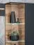 Stylish Wall Unit Kinn 03 | Anthracite & Oak Artisan | 145 x 240 x 40 cm | LED Lighting | Push-to-Open