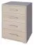 Chest of drawers Garut 09 Colour: Sonoma Oak - Measurements: 66 x 50 x 50 cm (H x W x D)