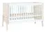 Baby & Kid Bed Hildrid 02 | Acacia / White | 70 x 140 cm Lying Area | Adjustable Height | Removable Sides
