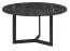 Coffee table Granollers 02, Colour: Black Marble - Measurements: 80 x 80 x 42 cm (W x D x H)