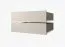 Set of 2 Closet Drawers | Cashmere Color | Fits Closets 120-200 cm Wide