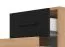 Simple Bedside Cabinet Brus 19 | 2 Drawers | Artisan Oak/Black | ABS Edge | 42 x 42 x 33 cm