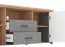 TV Cabinet Banat 02 | Two Drawers | Artisan Oak & Graphite Grey | ABS Edges | 5 Compartments | 66.5 x 161 x 41 cm