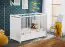 Baby Crib with Drawer Avaldsnes 11 | White | 90 x 124 x 67 cm | Classic Design | Height Adjustable