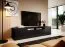 Zapopan 116 TV Cabinet Black | 4 Compartments | 42 x 180 x 40 cm | Push-to-Open | Cable Hole | Robust