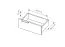 Modern chest of drawers with simple design Fouchana 08, color: black / oak Artisan - Dimensions: 123 x 103 x 39.5 cm (H x W x D), with soft-close system