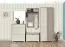 Shoe Cabinet Sabadell 07 | Oak / Beige High Gloss | 108 x 80 x 38 cm | Modern Storage Solution