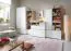 Modern Wardrobe Asbeek 03 | Oak/White | 165 x 80 x 40 cm | 1 Door, 3 Drawers, 8 Compartments | ABS Edges | Kids Room