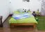 Children's Bed / Youth Bed Solid Oak Pine A10 | 120 x 200 cm | Incl. Slatted Frame | Modern Design