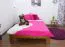 Children's Bed / Youth Bed Solid Oak Pine A10 | 120 x 200 cm | Incl. Slatted Frame | Modern Design