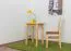 Round Solid Pine Table 003 | Natural Finish | 70 cm Diameter | Modern Design