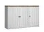 Segnas 04 Chest of Drawers | Pine White & Oak Brown | 88 x 130 x 43 cm | Country House Style