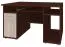 Desk Curug 05, Colour: Wallnut / Elm - Measurements: 76 x 124 x 60 cm (H x W x D)