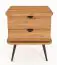 Bedside table Rolleston 05 solid beech oiled - Measurements: 57 x 50 x 41 cm (H x W x D)