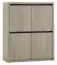Popondetta 17 chest of drawers, colour: Sonoma oak - Measurements: 114 x 95 x 38 cm (H x W x D)