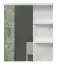 Mirror with shelf Garim 52, Colour: White High Gloss - Measurements: 89 x 76 x 17 cm (H x W x D)