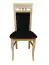 Chair solid, natural beech wood Junco 249 - Dimensions 98 x 48 x 50 cm