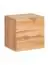 Modern wall cabinet Pollestad 11, color: oak Wotan - Dimensions: 40 x 40 x 30 cm (H x W x D)