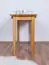 Table Pine Solid wood Alder color Junco 226C (angular) - 100 x 50 cm (L x W)