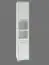 Tall cabinet Cerri 01, Colour: White - 170 x 30 x 30 cm (H x W x D)