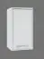 Wall cabinet Cerri 02, Colour: White - 57 x 30 x 30 cm (H x W x D)