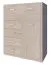 Kerowagi 23 Chest of Drawers | Sonoma Oak Finish | 125 x 100 x 41 cm | Modern Storage Solution