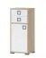 Dresser 22, Colour: Beech/White - 102 x 44 x 37 cm (H x W x D)