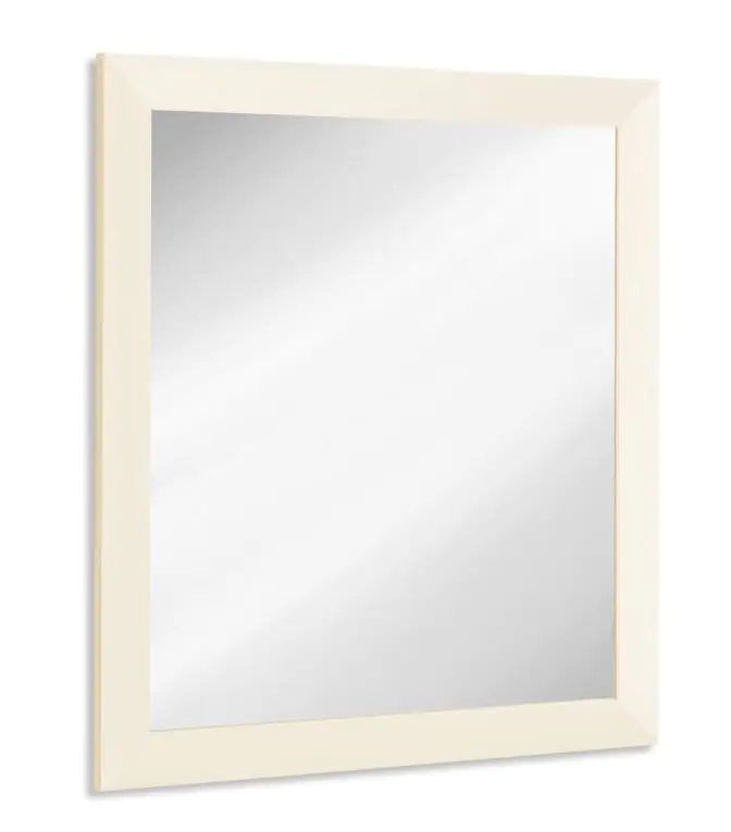 Mirror Baeza 12, colour: cream - 70 x 65 x 2 cm (h x w x d)