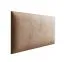 Set of 10 Upholstery Panels | Brown Velour Cover | 40 x 30 cm | Easy-Clean S.I.C. Technology