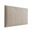 Set of 10 Upholstery Panels | Light Brown Velour Cover | 50 x 30 cm | Easy-Clean Surface