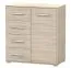 Sideboard Chest of Drawers | Oak Sonoma | Comarca 03 | 96 x 90 x 45 cm | 1 Door | 4 Drawers | Wood Look