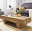 Solid Acacia Wood Living Room Table | Unique Natural Grain | 30 x 45 x 120 cm | Handcrafted Design