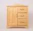 Chest of Drawers Solid Pine Natural | Turakos 74 | 86 x 80 x 42 cm | Space-Saving Storage