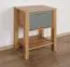 Bedside Cabinet Braianik 30 | Oak Wotan / Matte Finish | 1 Drawer | Book Storage | 59 x 42 x 37 cm