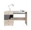 Children's Desk Chiny 09 | Oak / Grey | 76 x 125 x 55 cm | Modern, Functional, Safe Design