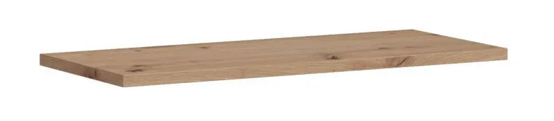 Suspended rack / Wall shelf "Temerin" 29a, Colour: Rustic Oak - Measurements: 60 x 23 cm (W x D)