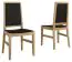 Chair "Postira" 49, colour: nature / black - Measurements: 95 x 55 x 46 cm (H x W x D)