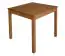 Small dining table Wooden Nature 205 solid beech Natural oiled - Measurements: 70 x 70 cm (W x D)