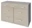 Kerowagi 15 chest of drawers, colour: Sonoma oak - Measurements: 77 x 115 x 41 cm (H x W x D)