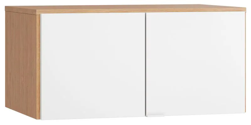 Wardrobe Top Attachment for 2 Doors | Arbolita 17 | Oak / White | 45 x 93 x 57 cm | Soft Touch Fronts